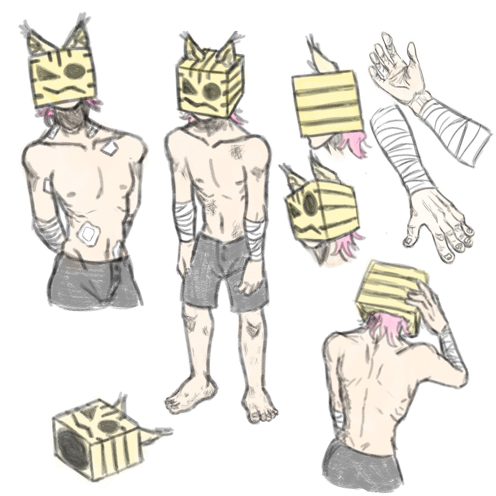 Etude autoportrait 23